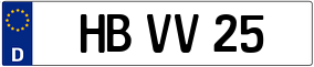 Truck License Plate